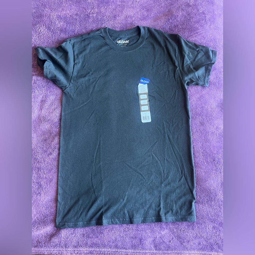 NWT Black Unisex Crewneck Tee